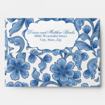 Skydiver and Omphalodes Blue Envelope