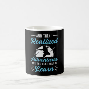 Skydiver And Then I realised Adventures Vintage Coffee Mug