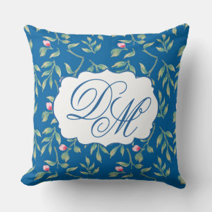 Skydiver Blue Wedding Keepsake Throw Pillow