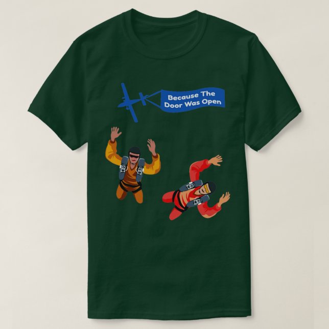 Skydiver Freefall Skydiving  T-Shirt (Design Front)