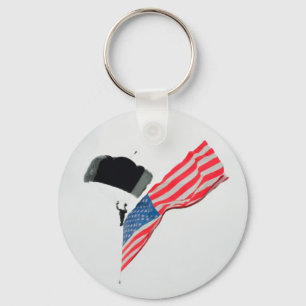 Skydiver Key Ring