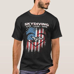 Skydiver - Live And Love T-Shirt