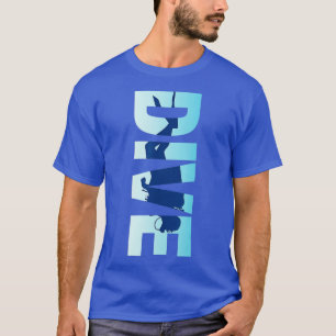 Skydiver Parachute Jumping Parachuting Skydiving P T-Shirt