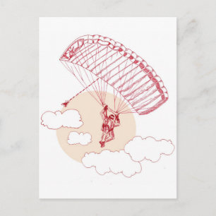 Skydiver Postcard