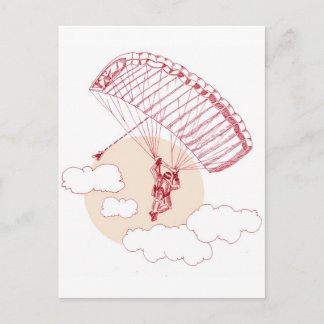 Skydiver Postcard
