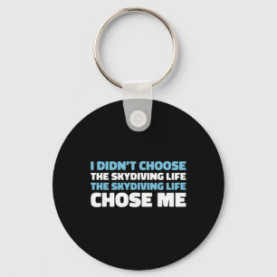Skydiver Sky - Surfing Parachuting Skydiving Key Ring