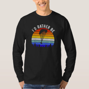 Skydiver Vintage Paragliding Retro Parachute Skydi T-Shirt