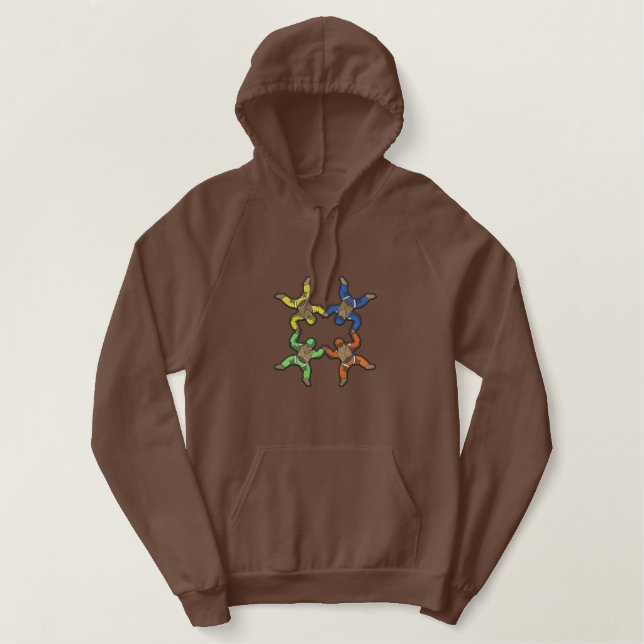 Skydivers Embroidered Hoodie (Design Front)