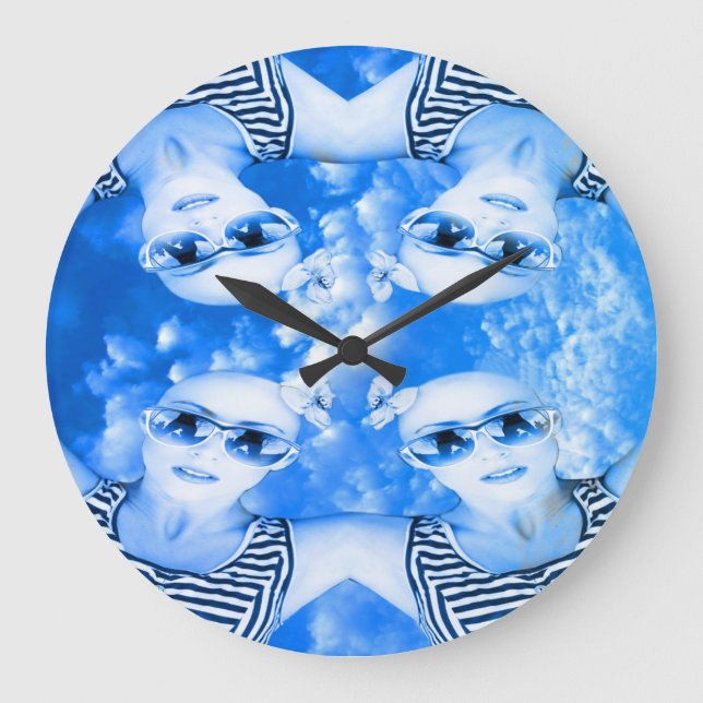 Skydivers Large Clock (Front)