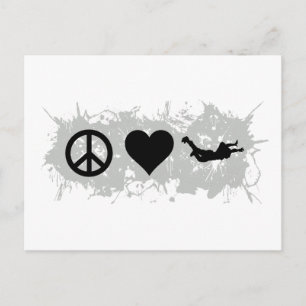 Skydiving 1 postcard