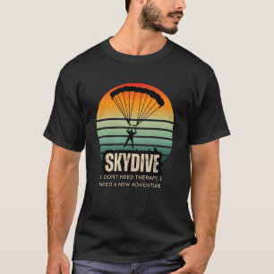 Skydiving Adventure T-Shirt - Bold Design 