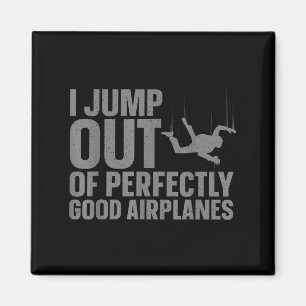 Skydiving Art For Men Women Parachuting Skydiver S Magnet