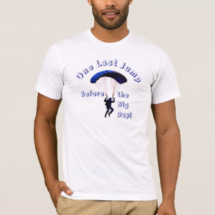 Skydiving Bachelor Party Funny Adventure Theme T-Shirt