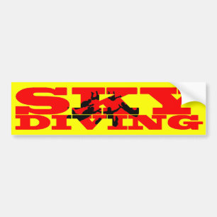 Skydiving Bumper Sticker