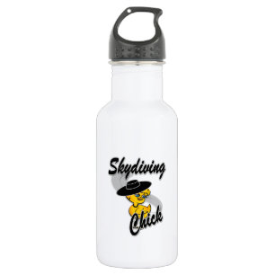 Skydiving Chick #4 532 Ml Water Bottle