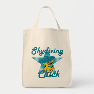 Skydiving Chick #7 Tote Bag