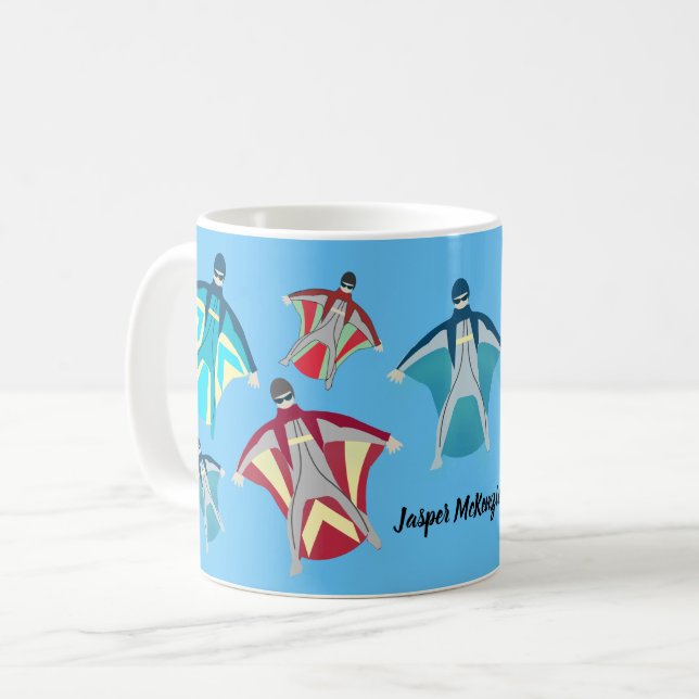 Skydiving Coffee Mug (Front Left)