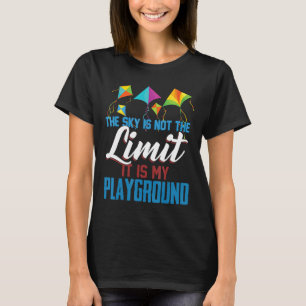 Skydiving Cute Kite Flying Shirts The Sky Is Not T