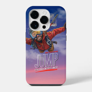 Skydiving-Feel Freedom Above Clouds (Men) iPhone 14 Pro Case