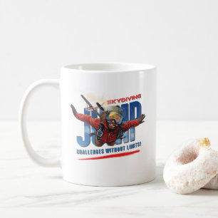 Skydiving-Feel Freedom Above the Clouds Men -11# Coffee Mug