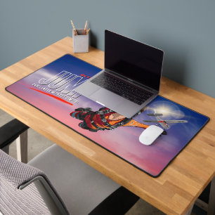 Skydiving-Feel Freedom Above the Clouds (Women) Desk Mat
