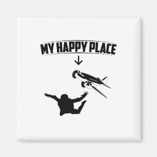 Skydiving Gift Idea   Skydiver Skydive Sport Magnet