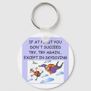 SKYDIVING KEY RING