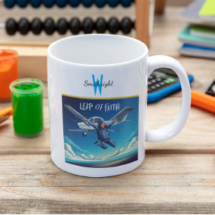 Skydiving Leap of Faith Coffee Mug