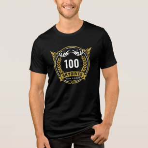Skydiving Milestone Celebration Tri-Blend Shirt