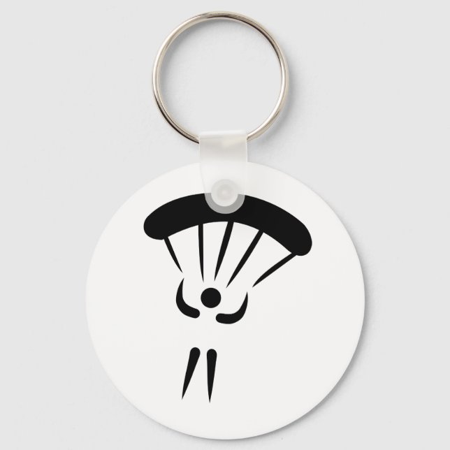 Skydiving parachute key ring (Front)