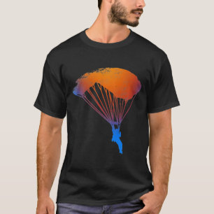 Skydiving Parachuting Skydiver Cool Graphic Design T-Shirt