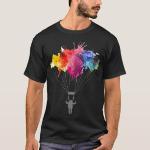 Skydiving Parachuting Skydiver Skydive Tee