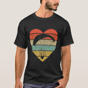 Skydiving-Paragliding Vintage Design Retro Paragli T-Shirt