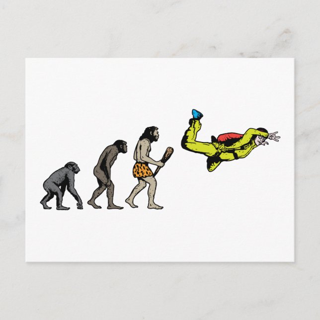 Skydiving Postcard (Front)