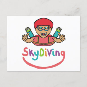 Skydiving Postcard