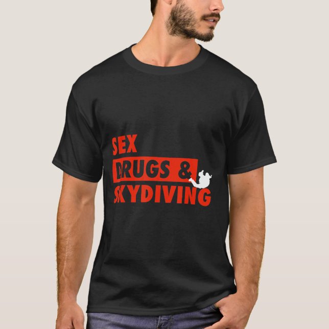 Skydiving Present Idea T-Shirt (Front)