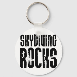 Skydiving Rocks Key Ring