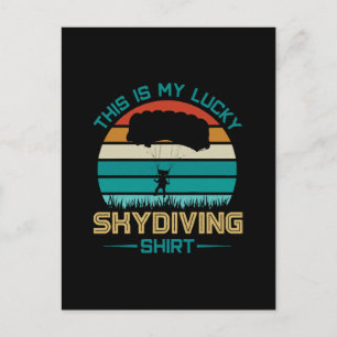 Skydiving School Portland Postcard
