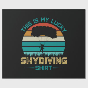 Skydiving School Portland Wrapping Paper