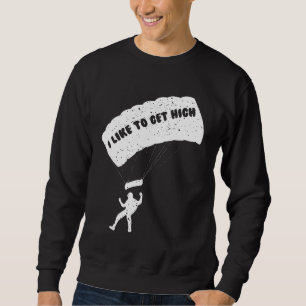 Skydiving Shirt Get High Parachute Tees Extreme Sp