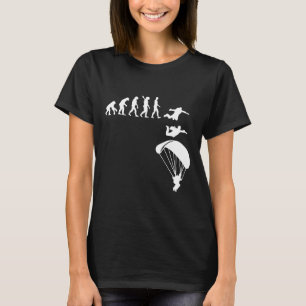 Skydiving Shirt Skydiving Evolution Funny Parachut