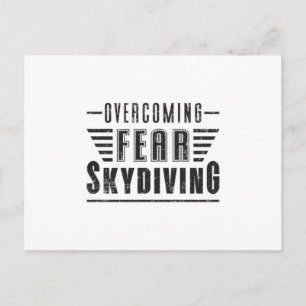 Skydiving Skydive Skydiver Plane Jump Gift Idea Postcard