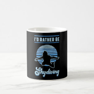 Skydiving Skydiver Parachuting Retro Funny Gift Coffee Mug