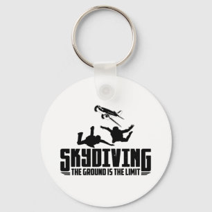 Skydiving   Skydiving Skydiver Gifts Key Ring
