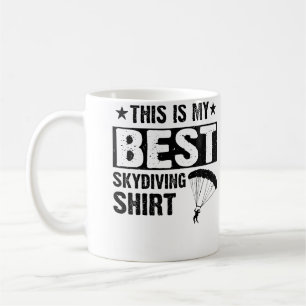 Skydiving This Is My Best Skydiving Skydiver Coffee Mug