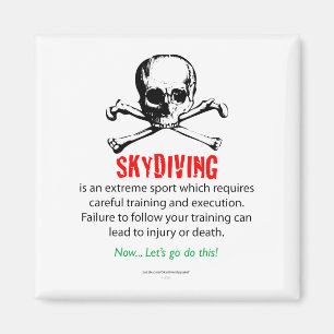 Skydiving Training Magnet