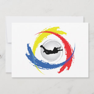 Skydiving Tricolor Emblem