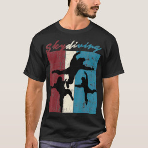 Skydiving Vintage for Skydiver Skydive Parachute D T-Shirt