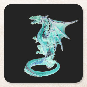 Skye Blue Dragon Coaster