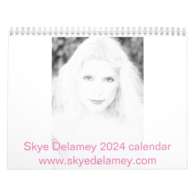 Skye Delamey 2024 Calendar (Cover)